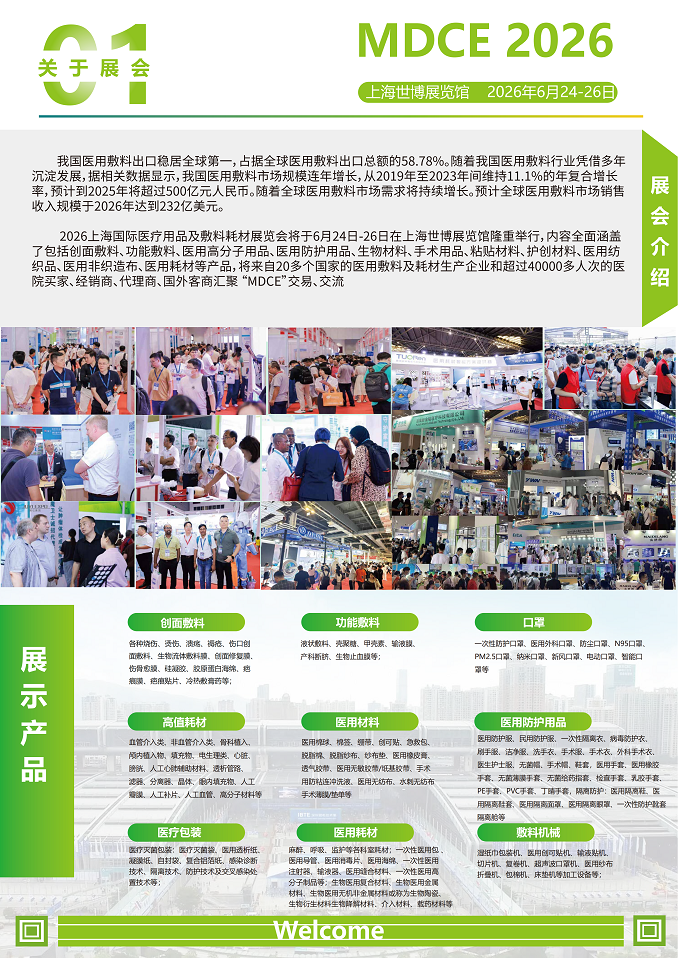 Shanghai International Medical Supplies And Dressings Consumables Exhibition 2026